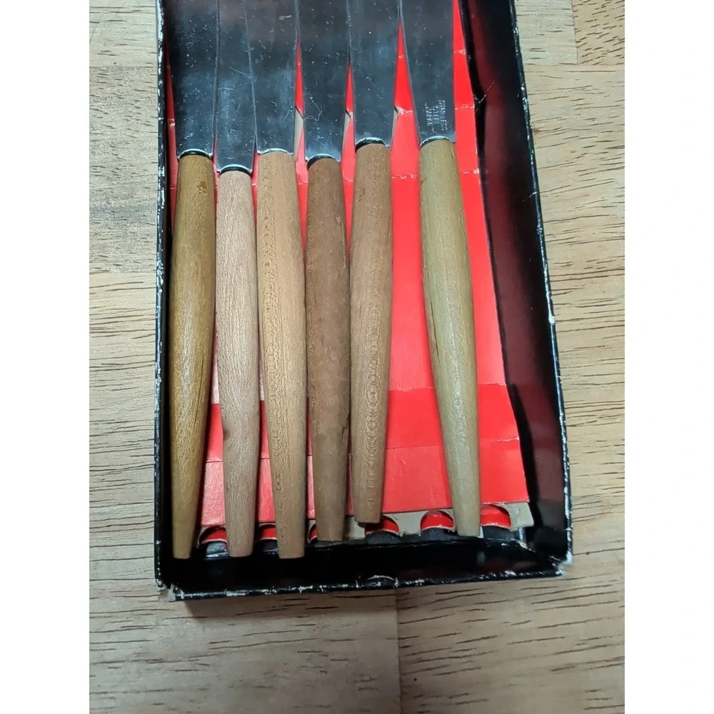Set of 6 Vtg Japan Stainless 6⅛